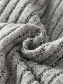 Franclia 新款时尚优雅高品质女士针织连衣裙，适合秋季穿着 - 灰色 - 查看 4