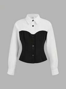 Firerie Kids NovaGlow Tween Girl Tween Girls 2pcs Casual Commute Shirt & Leggings Set, Black Shirt Top & Pants - Black - View 6