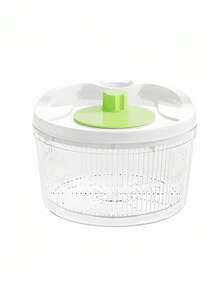 3-in-1 Salatschleuder & Gemüsewäscher mit Trichter - Robuster PP Küchenhelfer, 5L Fassungsvermögen, spülmaschinenfest, ideal für Mahlzeitenvorbereitungen, Salatschleuder für die Küche - Verschiedenfarbig - Übersicht 7