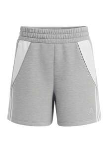 Adidas شورت رياضي للنساء 24 قطعة، رمادي - Grey White - مشاهدة 1