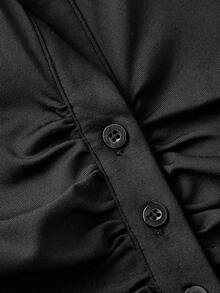 SHEIN MOD Women's 2 Packs Twist Front Ribbed Knit Strapless Tube Top Set, Black And White, Off The Shoulder Top,Red Tops For Women