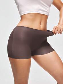 SHAPORA 3pcs Women Plain Simple Antiexposure Shorts , Casual Everyday Wear - Multicolor - View 1