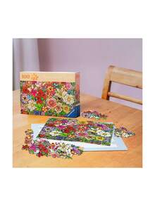 Ravensburger Tiffany Flowers 100 Pieces Adults Puzzles 9 Years+ 12001364 - Multicolor - View 3