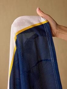 SpongeBob SquarePants | SHEIN 大码休闲撞色卡通图案V领短袖T恤，夏季 - 彩色 - 查看 6