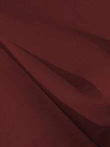 Franclia 优雅修身翻领褶裥前襟纽扣长袖卡其色女式衬衫，春秋季