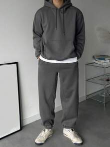 DAZY Men's 2 Pieces Hoodie Set With Pocket, Drawstring Pants,Fall Clothes