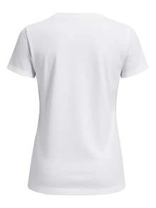 Under Armour Rival Women's Short Sleeve White - White /  / Black - View 2