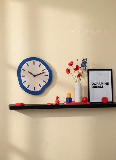 Wandklok Modern 347b view 2