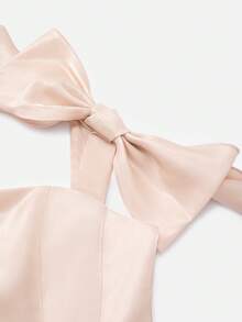 Glamine Charm 女式蝴蝶结性感泡泡裙迷你连衣裙、派对连衣裙 - 粉色 - 查看 10