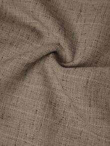 Ellevyn Quần ống rộng công sở kaki thanh lịch dành cho nữ, quần âu, cạp cao cổ điển thanh lịch đa năng với họa tiết kim loại vàng - Cà phê nâu - Xem 8