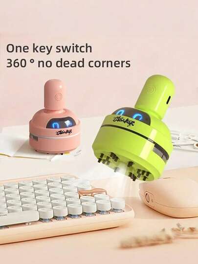 Teckwe 632 Desktop Stofzuiger Cleaner Clean The Keyboard Gap Cordless Is More Flexible Free To Not Only Tool, But Also Fun ation 400Mah Battery