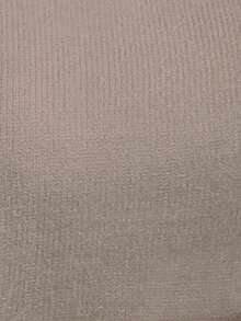 SHEIN LUNE 休闲圣诞亮片雪花毛衣，秋冬 - 卡其色 - 查看 5