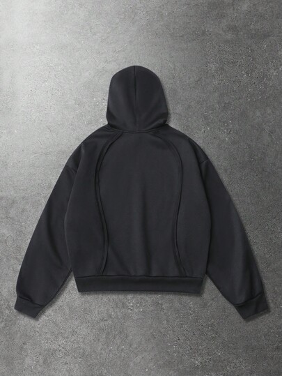 Street Life Men's Casual Loose Fit Versatile Fashion Hoodie Sweatshirt