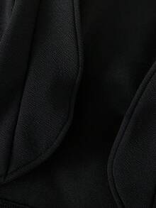 SHEIN Girl's Casual Solid Color Long Sleeve Jacket Girls Black Bolero Jacket Fall Winter