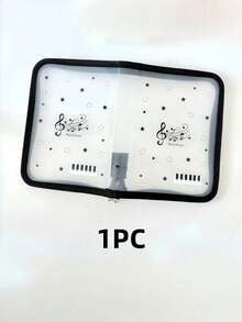 Joivida 1PC Cute Strawberry Angel Wings Design Clear Zipper Pouch Waterproof Durable Fabric Storage Bag For Postcards Diary Small Items Home Office Organization Budget Planner