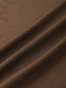 GlowEve Women's Lightweight Shawl Collar Sweater, Slim Fit Knit Top, Elegant Autumn Pullover - Coffee Brown - View 7