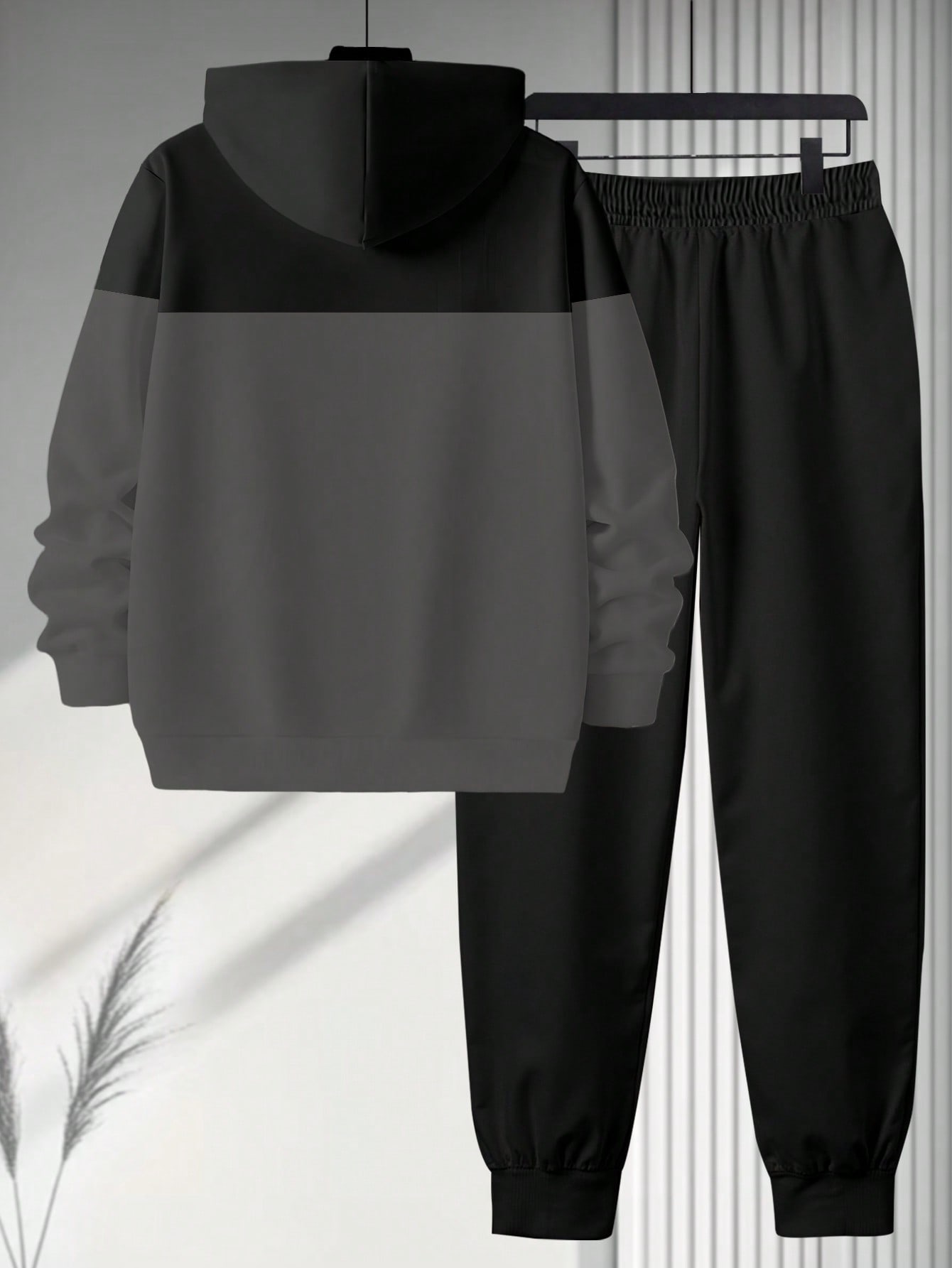 Manfinity Homme مجموعة رياضية رجالية كاجوال بطبعة...