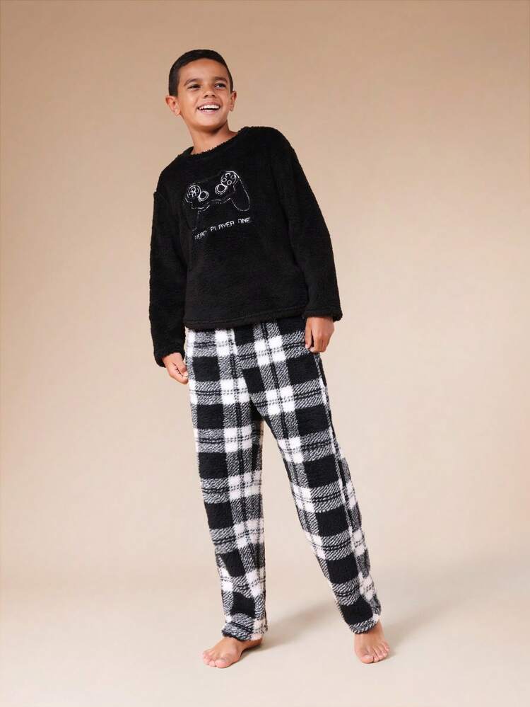 Gaming Controller Fleece Pajama Set