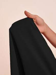 Zivah 2025秋冬夏季新款音乐节、复活节、圣帕特里克节、西部风、游牧风、生日派对、毕业典礼、学院风、学生装、日常休闲、百搭、休闲、邮轮旅行、海滩、日光浴、爆款、街头风、海滩度假/派对/约会、褶皱面料、红色斗篷式女士短裙 - 黑色 - 查看 7