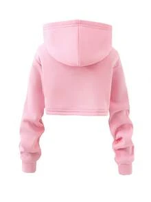 Sparklyn 三件套街头风女童套装：蝴蝶结装饰连帽卫衣和宽松印花阔腿裤，适合休闲穿着和时尚派对，春秋季，YK2 秋冬服装 - 彩色 - 查看 6