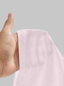 ROMWE Kawaii Spring/Summergraphicpink[Lingerie] Cute & Sexy Camisole & Flared Pants Set, Multi-Layer Waistband Ruched Sexy Lady Trousers - Pink - View 9