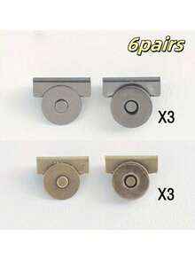 2/6/8 对包包用磁性按扣，隐形隐藏式扣环，磁性按扣，皮革包包按扣，纽扣，隐藏式按扣，无缝纽扣，按扣。