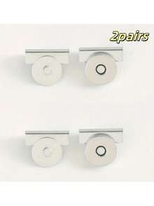 2/6/8 对包包用磁性按扣，隐形隐藏式扣环，磁性按扣，皮革包包按扣，纽扣，隐藏式按扣，无缝纽扣，按扣。