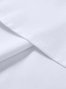 Manfinity Nomadique 男士长袖西部牛仔风格衬衫，秋季 - 白色 - 查看 7