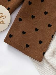 SHEIN 女婴可爱豹纹连体裤，适合秋冬街头风格 - 彩色 - 查看 5