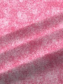 Betty Boop x SHEIN 男士休闲时尚街头卡通人物印花水洗宽松T恤，夏季印花T恤 女士粉色T恤 卡通T恤 - 白色 - 查看 7