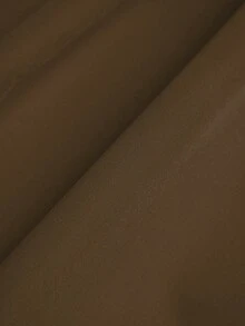 Sweetra 女士休闲百褶A字裙，适合春秋季穿着 - 棕色 - 查看 5