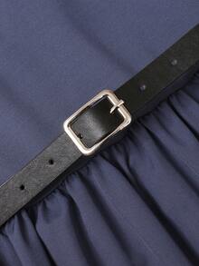 SHEIN ChillGRL 1pc Streecool Tween Girl Girls Dress - Grey - View 8