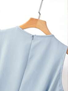 GlowEve CURVE Plus Size Women's 2-Piece Set: Elegant Black Contrast Pearl Beaded Trim V-Neck Long Sleeve Cardigan Jacket And Round Neck Pearl Embellished Maxi Dress, Suitable For Autumn/Winter Casual, Work, And Gatherings