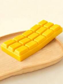 1PC Simulation Chocolate Squishy Stress Relief Toy Pinch Pinch Fun Stress Relief Vent Toys Office Stress Reliever Small Gift Ornaments Squishy Toy Toys Squishy Taba Squishy - Yellow - View 4
