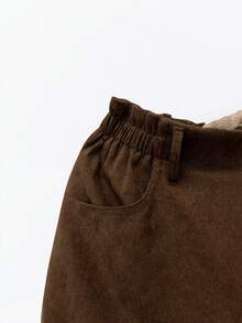 EMERY ROSE 女式休闲纯色灯芯绒裤，适合秋季穿着