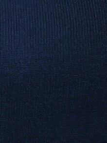 SHEIN LUNE 休闲圣诞亮片雪花毛衣，秋冬 - 藏蓝色 - 查看 5