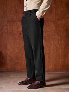 Officeau 男士冬季正装裤，保暖内衬正式长裤，绅士休闲设计长裤，复古男士正装裤