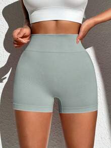 Core Rhythm Quần short nữ Core Rhythm màu xanh lá nhạt mới, kiểu dáng duyên dáng, được làm từ chất liệu dệt kim liền mạch, có cạp cao và hiệu ứng nâng đỡ giúp tôn lên vòng ba, tạo dáng thon gọn hơn. Quần short tập yoga, chất liệu co giãn mềm mại, ôm sát và thoáng khí, tạo cảm giác như lớp lót bên trong. Quần thể thao ngắn với kiểu dáng thon gọn, phù hợp cho Pilates, chạy bộ, đạp xe, tập thể dục, thể thao ngoài trời và tập luyện. Chất liệu dày dặn giúp giữ ấm tốt hơn. Quần short thời trang, phù hợp cho mùa xuân, mùa hè và mọi mùa. Kiểu dáng phổ biến. - Màu Xám nhạt - Xem 3