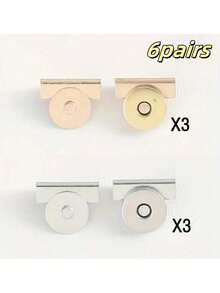 2/6/8 对包包用磁性按扣，隐形隐藏式扣环，磁性按扣，皮革包包按扣，纽扣，隐藏式按扣，无缝纽扣，按扣。