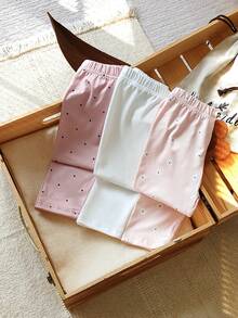 Vintaside Kids 3件套波点碎花婴儿/幼儿打底裤套装，婴儿/幼儿下装，婴儿/幼儿裤子 - 彩色 - 查看 3