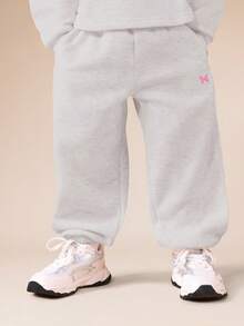 SUMWON Girls Cropped Sweatshirt And Joggers Co-Ord Set Casual Wear Outfit - Grey - View 4