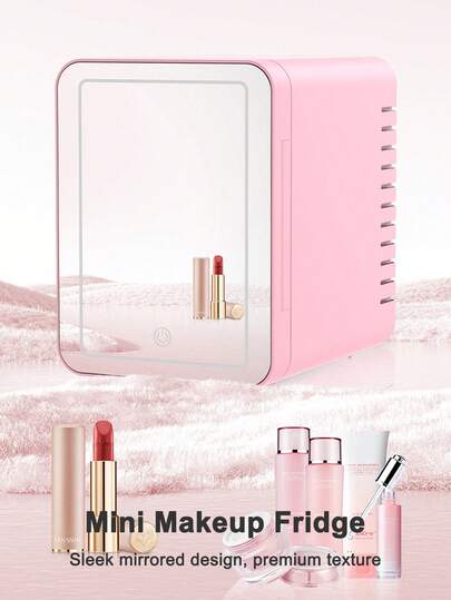 Teckwe 冷热双模式美妆冰箱（车载家用两用）| 专为化妆品和护肤品打造的专属存储空间，随时随地即用 | 美妆专用迷你冰箱（车载+家用）| 恒温保鲜，呵护肌肤