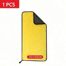 (Toalla de secado para coche) Toalla de secado para camión o coche, súper absorbente y gruesa. Toalla de microfibra para limpieza y secado de coche. Toalla de secado extra grande. Toalla de limpieza de doble cara con acabado cosido a mano (las dimensiones del producto pueden variar ligeramente) - Multicolor - Ver 11