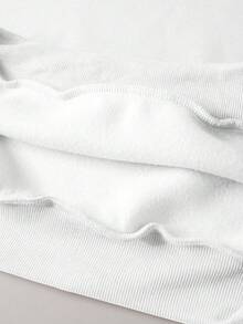 Manfinity Campus Court California No.23 Green & White Contrast Color Block Retro American Style Pullover Fashionable Casual Sweatshirt For Youth, Couple Design With American Print, Thermal Lined - Multicolor - View 4