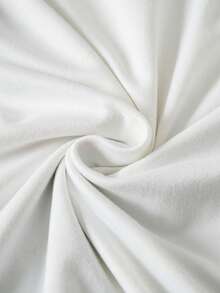 Popeye X SHEIN Bộ đồ ngủ quần dài rộng rãi thoải mái cho bé trai tuổi teen mặc áo thun tay ngắn họa tiết hoạt hình màu xanh - Xanh và trắng - Xem 3