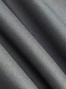 SHEIN 两件套女装，秋冬新款，深灰色立领拉链连帽衫，搭配罗纹袖口长袖运动裤，LA字母印花，舒适休闲，母女装 - 灰色 - 查看 7