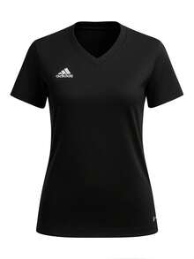Adidas Entrada 22 Women's T-Shirt Black - Black - View 1