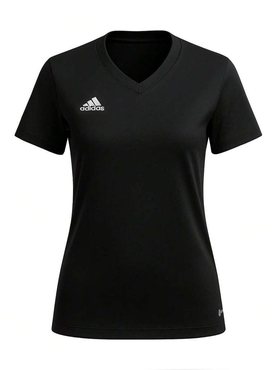 Adidas Entrada 22 Women's T-Shirt Black - Black - View 1