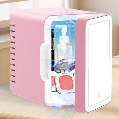 Teckwe 冷热双模式美妆冰箱（车载家用两用）| 专为化妆品和护肤品打造的专属存储空间，随时随地即用 | 美妆专用迷你冰箱（车载+家用）| 恒温保鲜，呵护肌肤