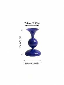 Joivida 1 Stück hochwertige und stimmungsvolle, retrofranzösische römische Säulen-Glaskerzenhalter, einfaches und modernes Gefäß, Zweifachnutzung, robuste Glasstruktur, geeignet für Heimdekoration, Hochzeit, Party und Tischmitte, Valentinstag, Ramadan-Fest - Verschiedenfarbig - Übersicht 11